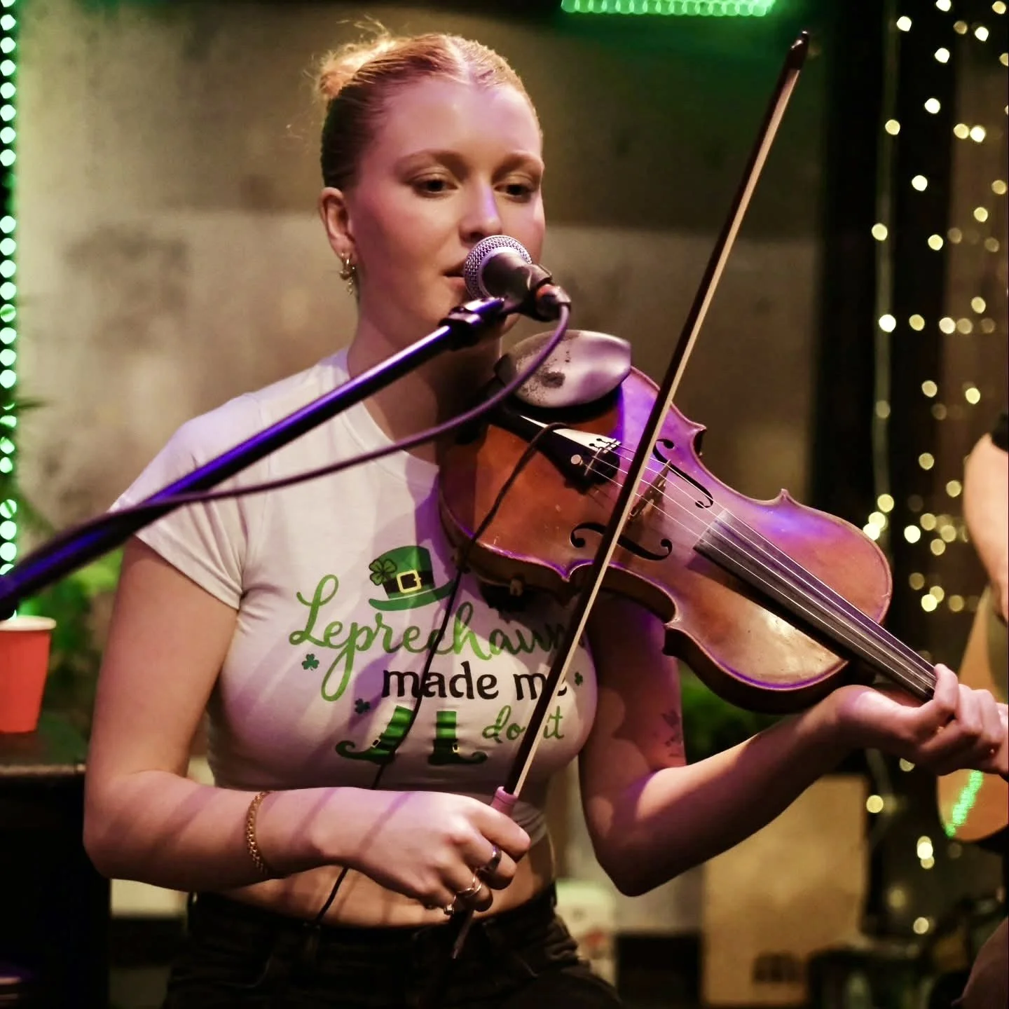 irish millie will entertain the musicfest crowd before gowan hits the stage