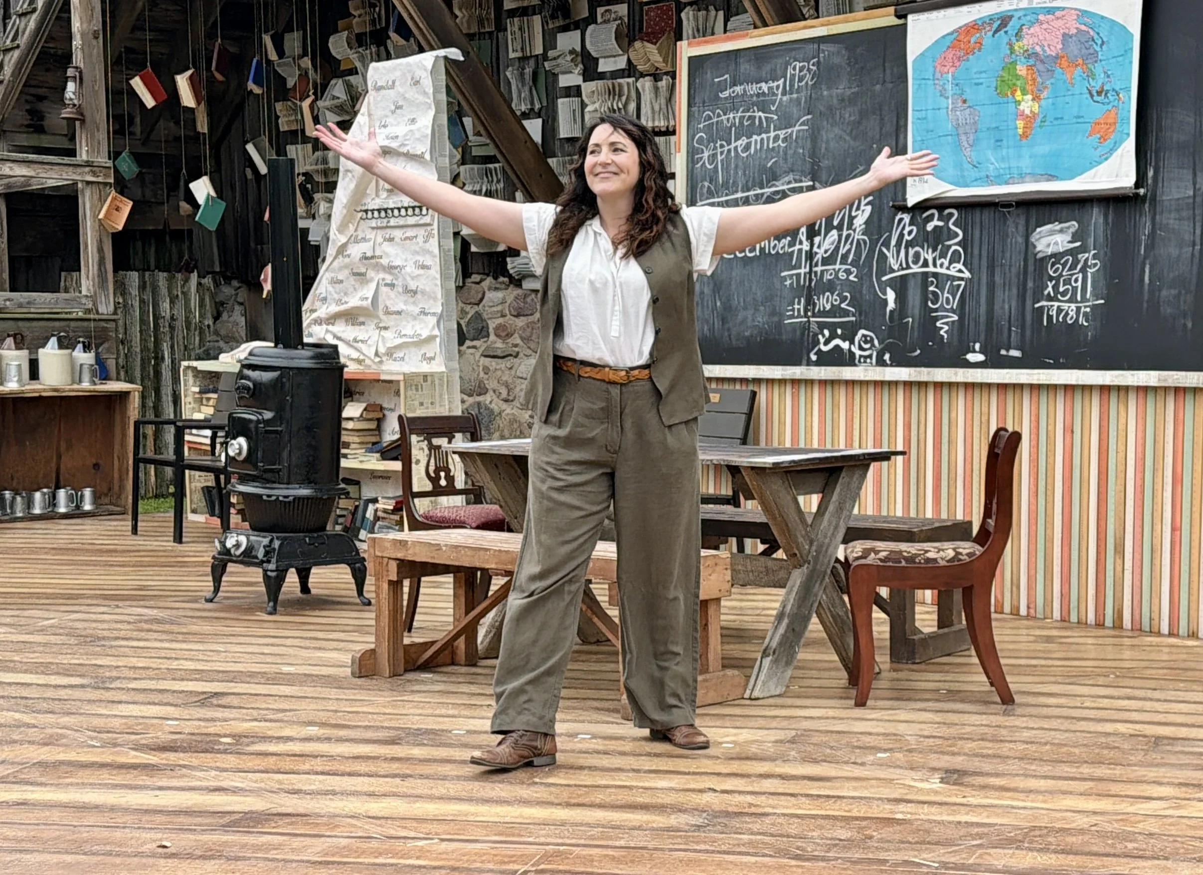 megan murphy’s Wild Irish Geese runs Tuesday to Saturday at 6pm throughout august at 4th Line Theatre, with an additional performance on Monday, August 24th (photo by Scott Arnold)