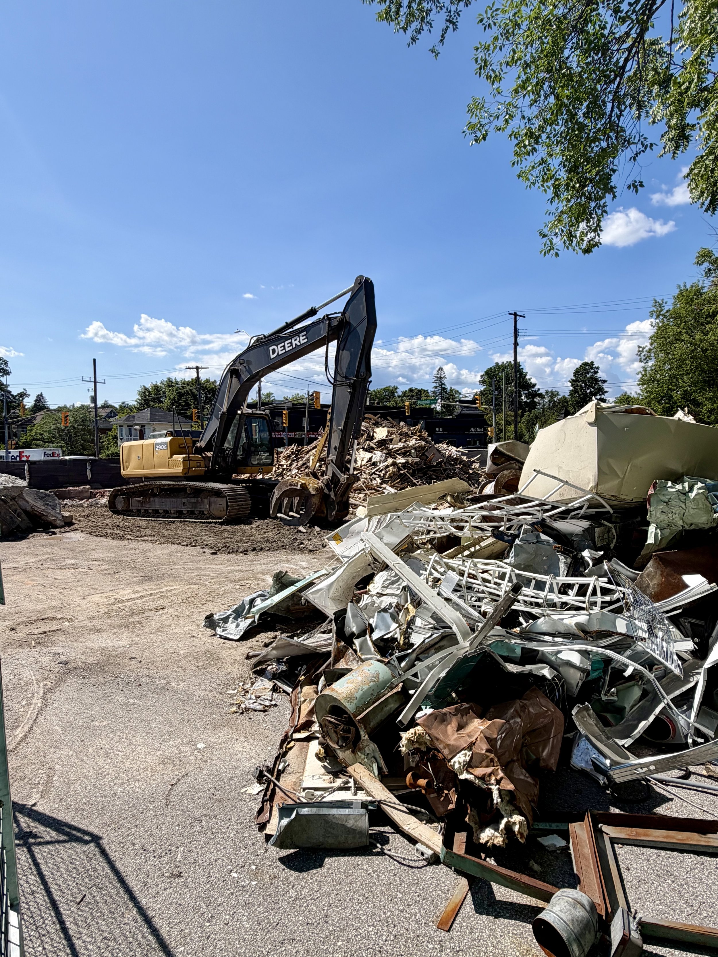 Demolition has transformed a corner that generations of Peterborough residents have come to recognize.