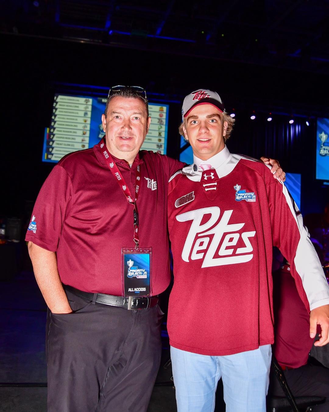 petes selected colton lapierre in the ohl priority selection
