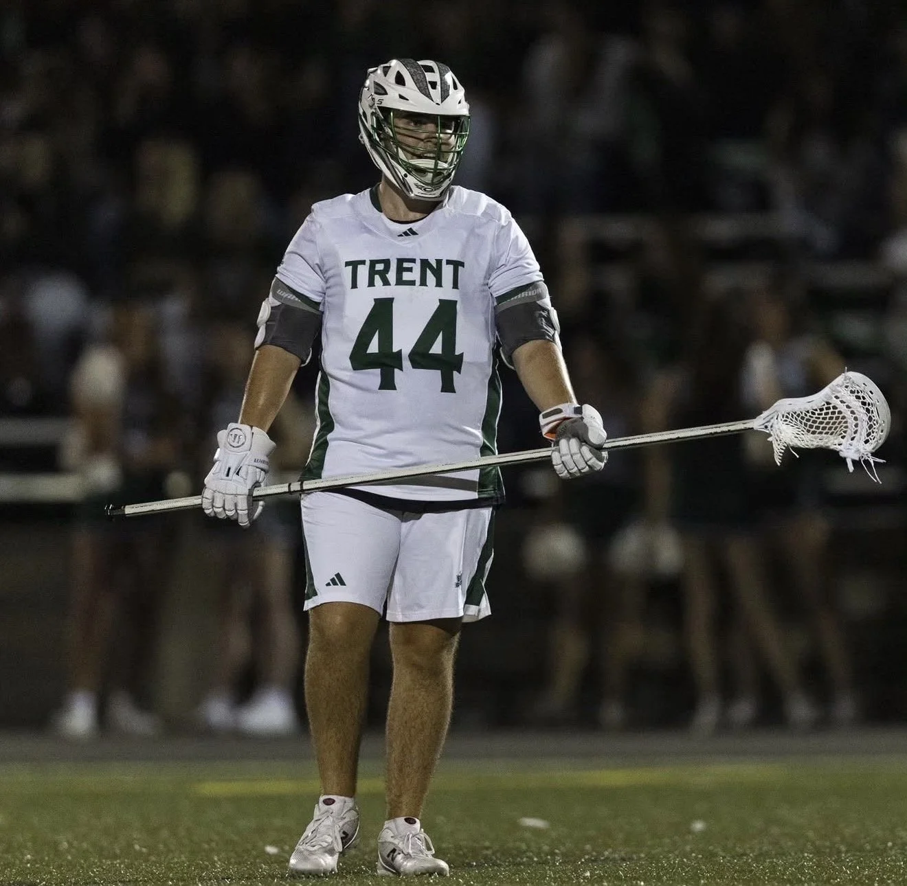 The Trent Excalibur men’s lacrosse team suffered a close loss on Thursday night, falling 12-11 to the Queen’s Gaels in double overtime at Justin Chiu Stadium.