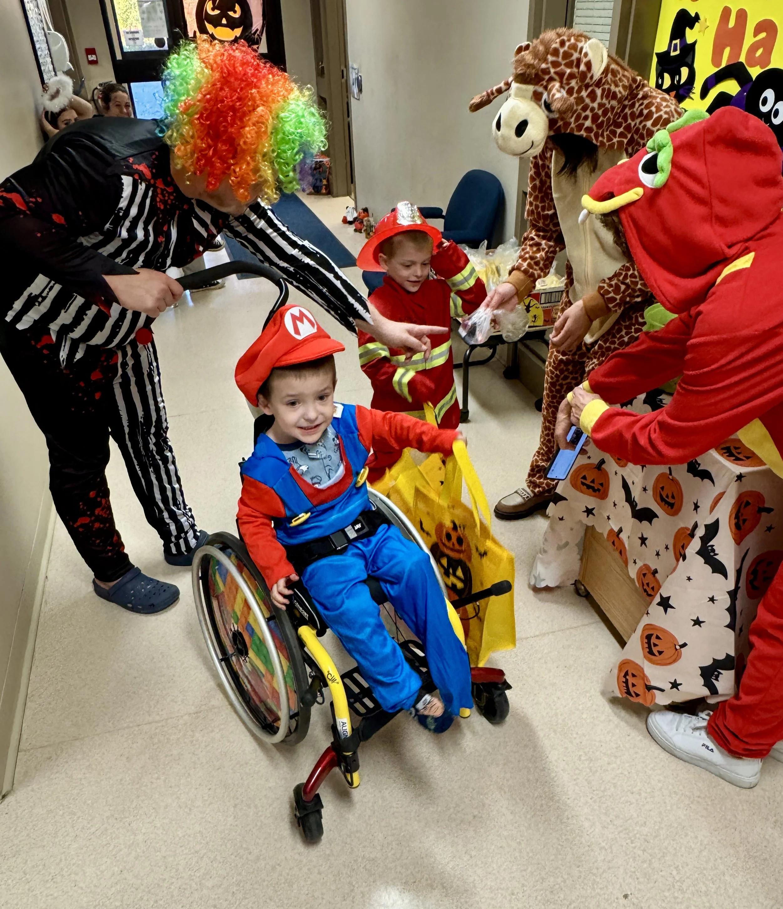Halloween can be difficult for kids who face accessibility or sensory challenges, but Five Counties Children’s Centre is once again creating a trick-or-treating experience where everyone can take part.