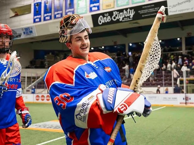 deacon knott was all smiles after picking up his first win