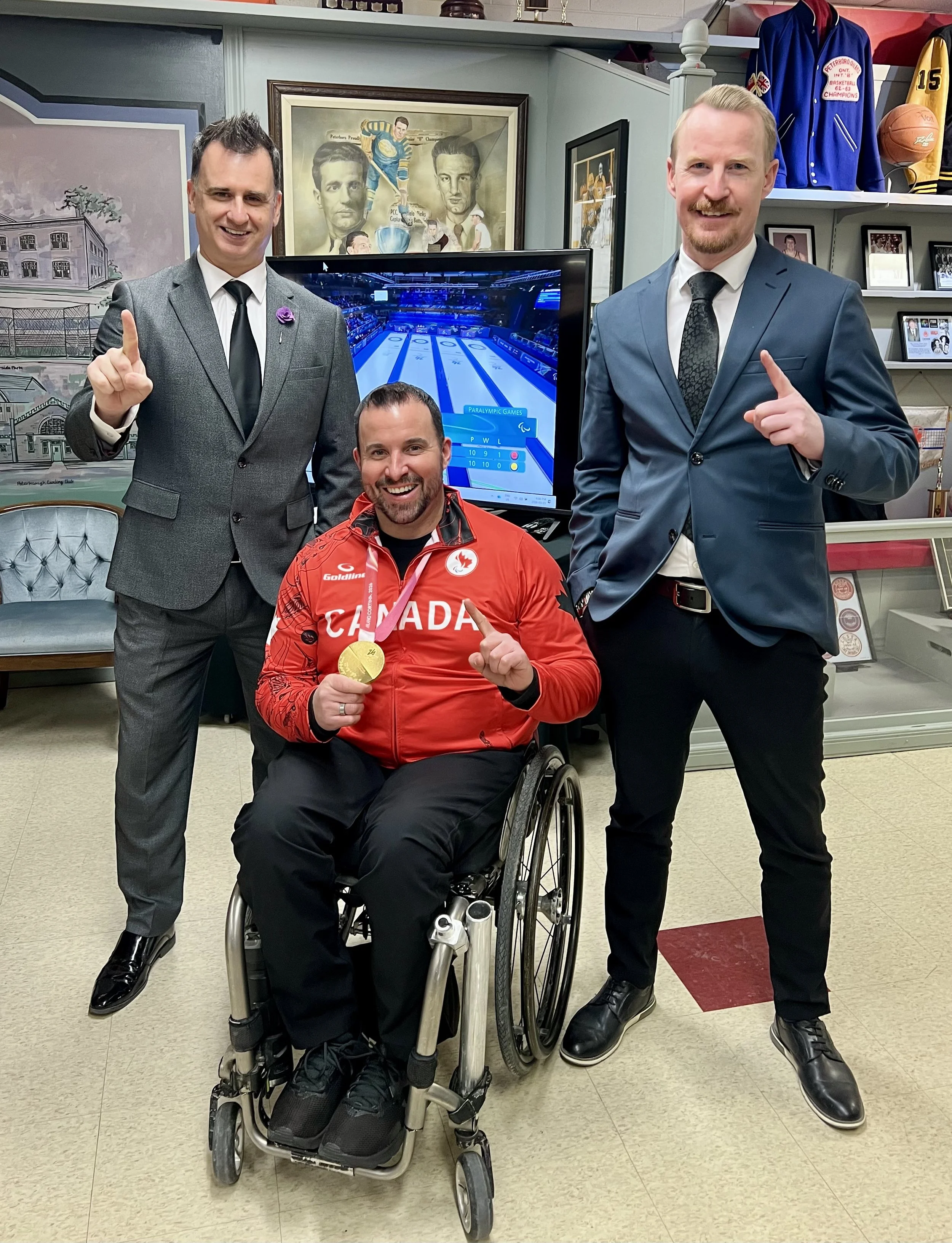 paralympian gold medalist curler jon thurston to headline 50th anniversary meeting at five counties children's centre in peterborough