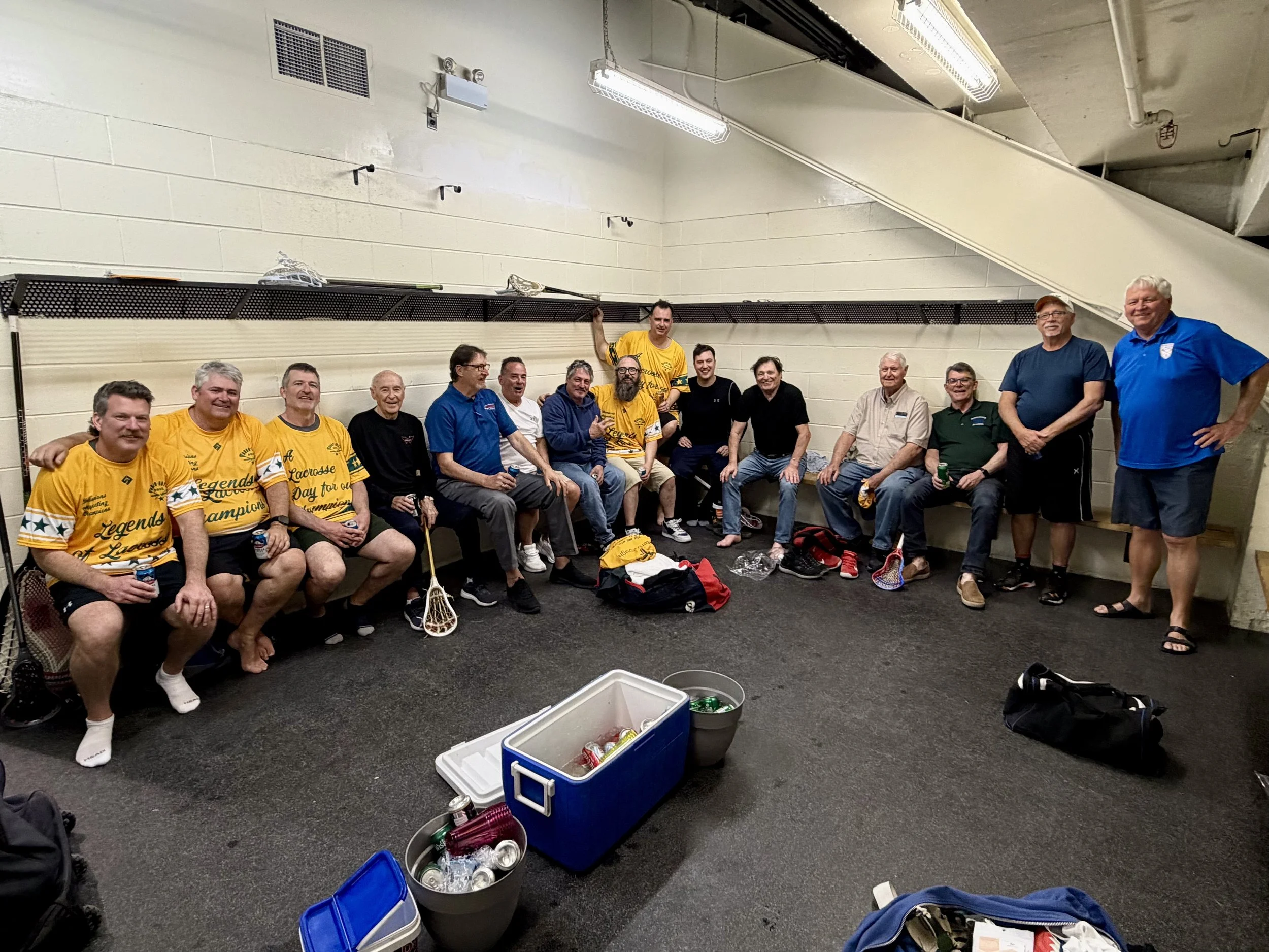 Team Gold enjoying time together after their big win