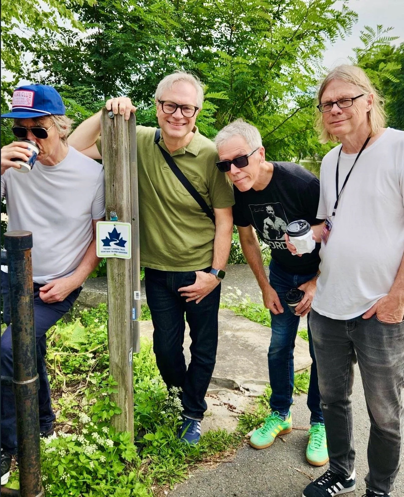 The Trans-Canada Highwaymen brought their music to Peterborough Musicfest on Wednesday, but while they were in town, the Canadian supergroup found a particularly fitting way to explore the city.