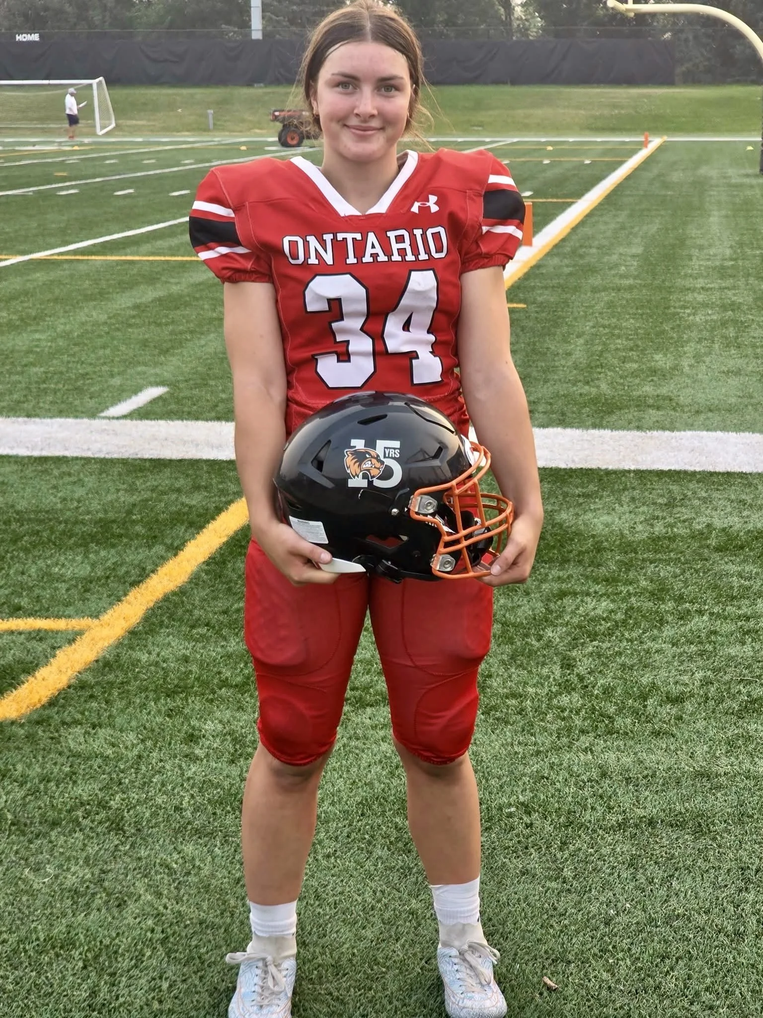 Peterborough’s Sarah Porter helped Team Ontario capture gold at the 2026 U18 Women’s Tackle National Championship, scoring three touchdowns in the championship game to help secure the title.