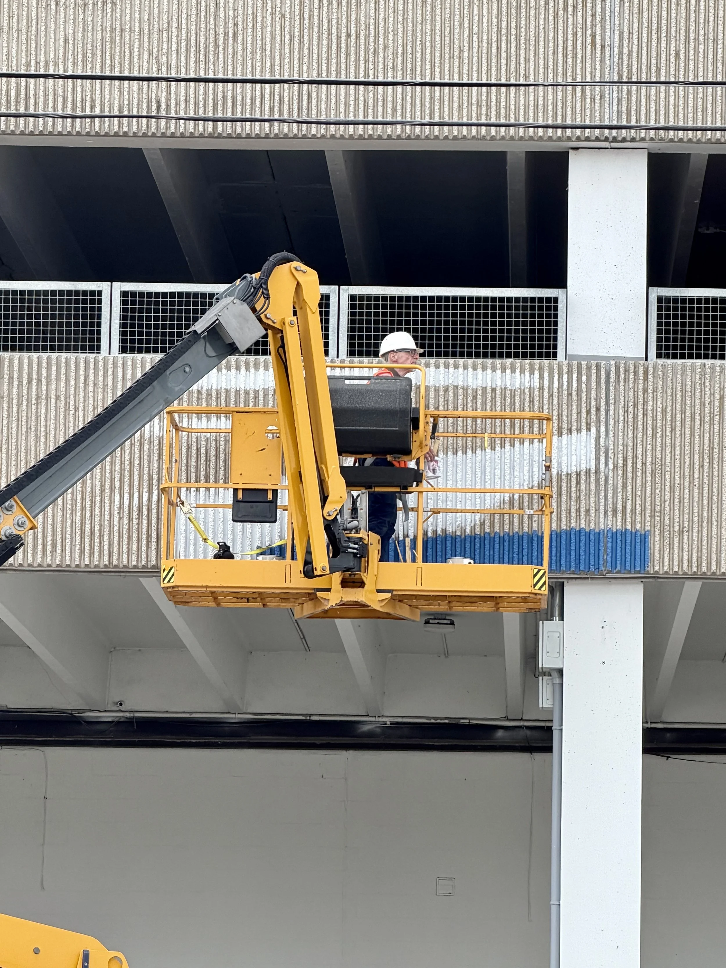 Crews have started installing the artwork at the Simcoe Street Transit Terminal as part of the City's ongoing investment in public art and placemaking.