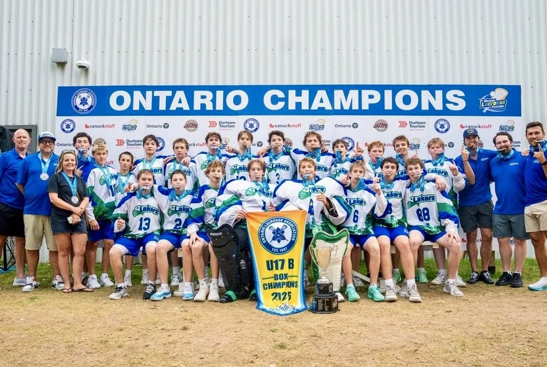 The Peterborough Lakers are U17 B provincial champions after completing a perfect 6-0 run at the Ontario Lacrosse Festival in Whitby.