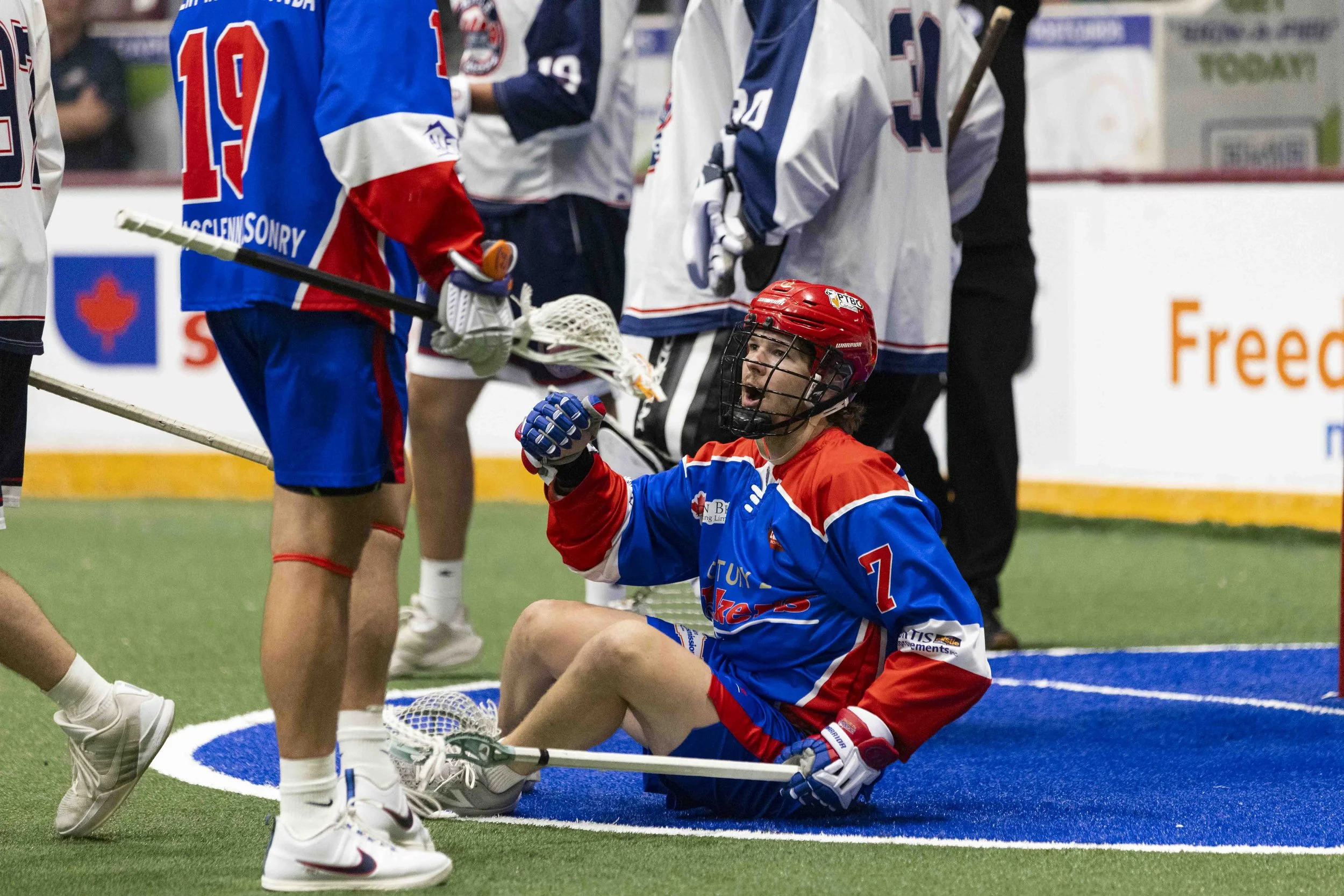 The Peterborough Century 21 Lakers are headed back to the MSL final after beating the Oakville Rock 14-8 Tuesday night at the Peterborough Memorial Centre to win their semifinal series in four games.