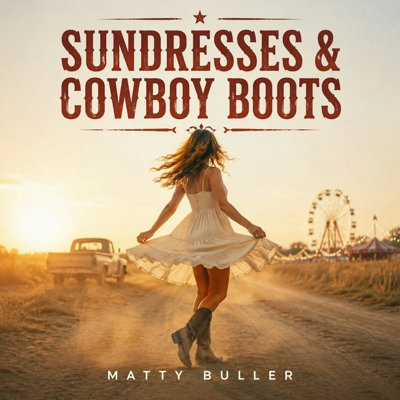 “Sundresses & Cowboy Boots” is also the title track of Buller’s debut solo EP, which will be released on November 21st. The EP is also being pressed on vinyl.