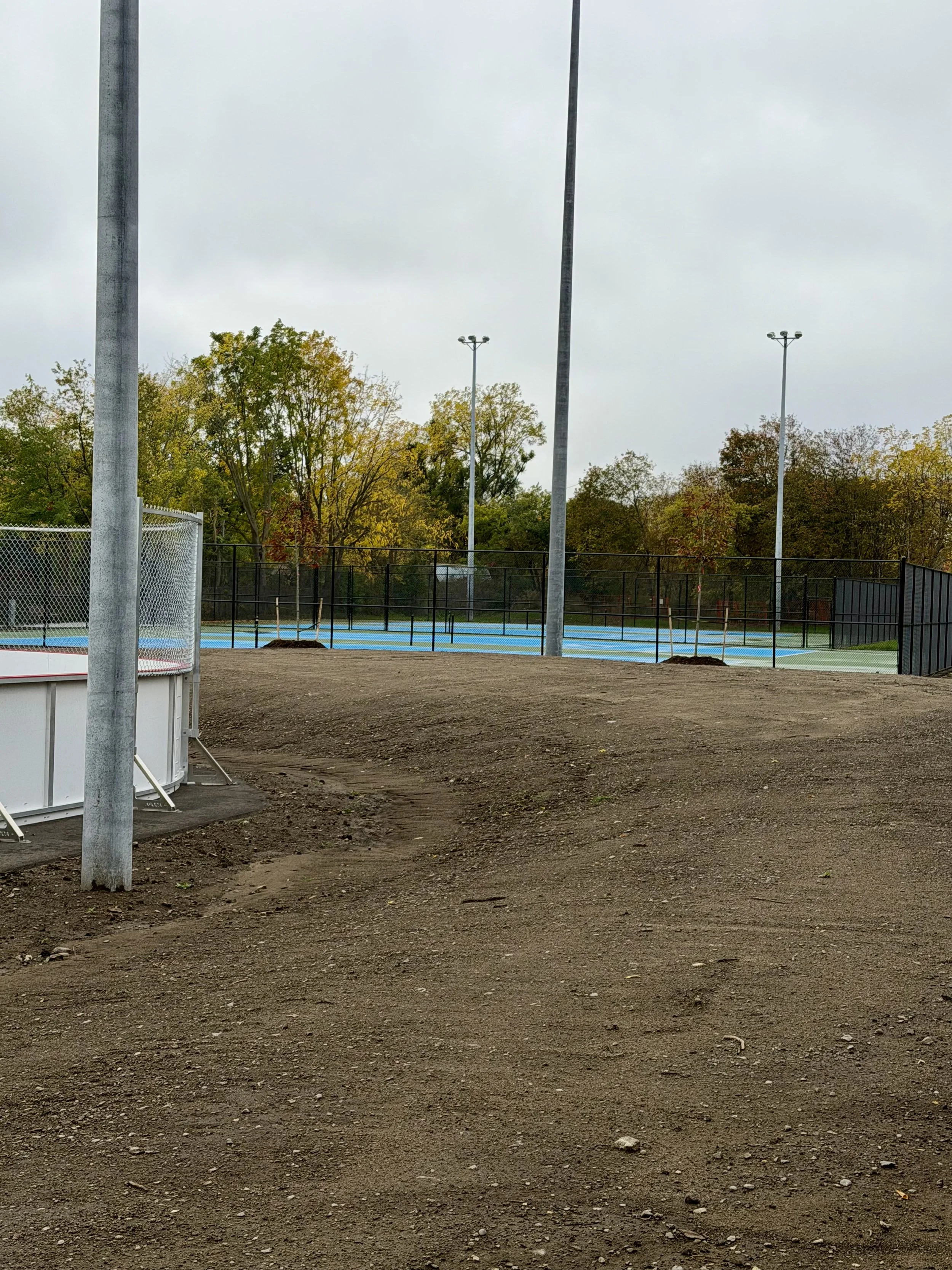 Knights of Columbus Park in downtown Peterborough is nearing the finish line on a major redevelopment, with new recreation and family-friendly features coming to the space at 5 Park Street North.