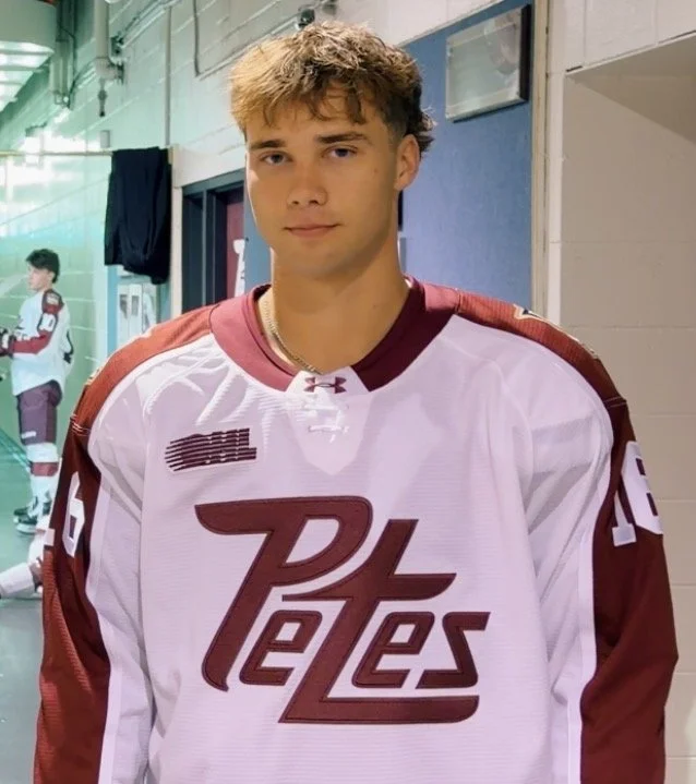 The 18-year-old Peterborough Petes forward spent much of the summer travelling between Czechia, Peterborough and Vancouver, preparing for the NHL Draft, attending the NHL Combine and eventually hearing his name called in the first round.