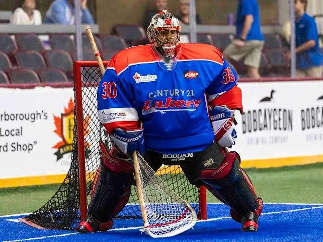 curve lake’s deacon knott made first msl start in goal for lakers