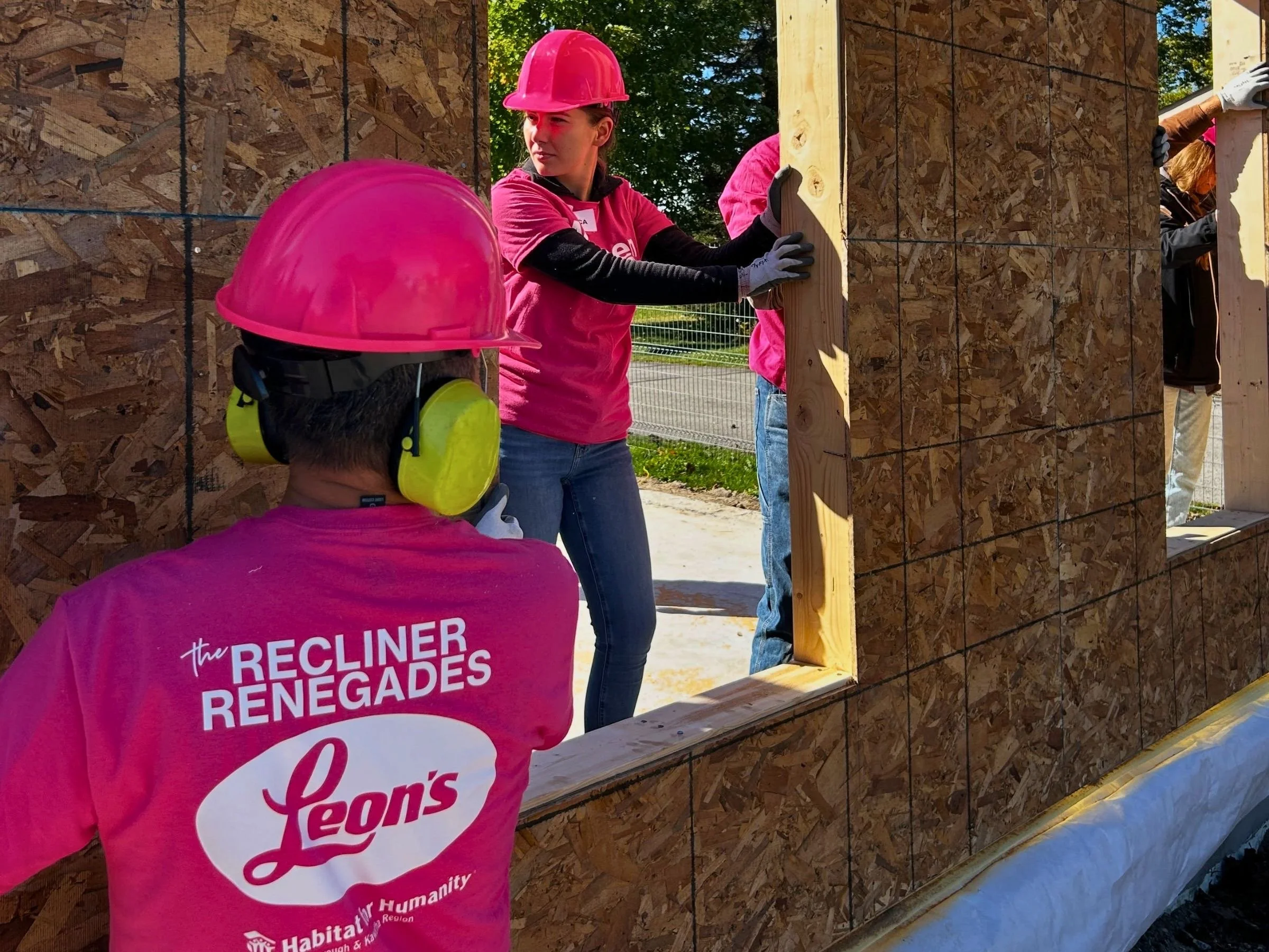 Community members also had the opportunity to take part through Community Build Day, adding to the group effort that continued throughout the week.