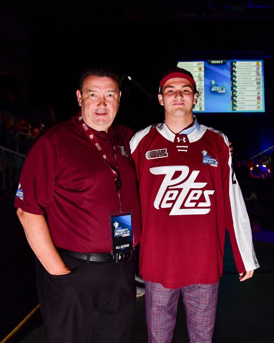 ty civello was selected by the peterborough petes