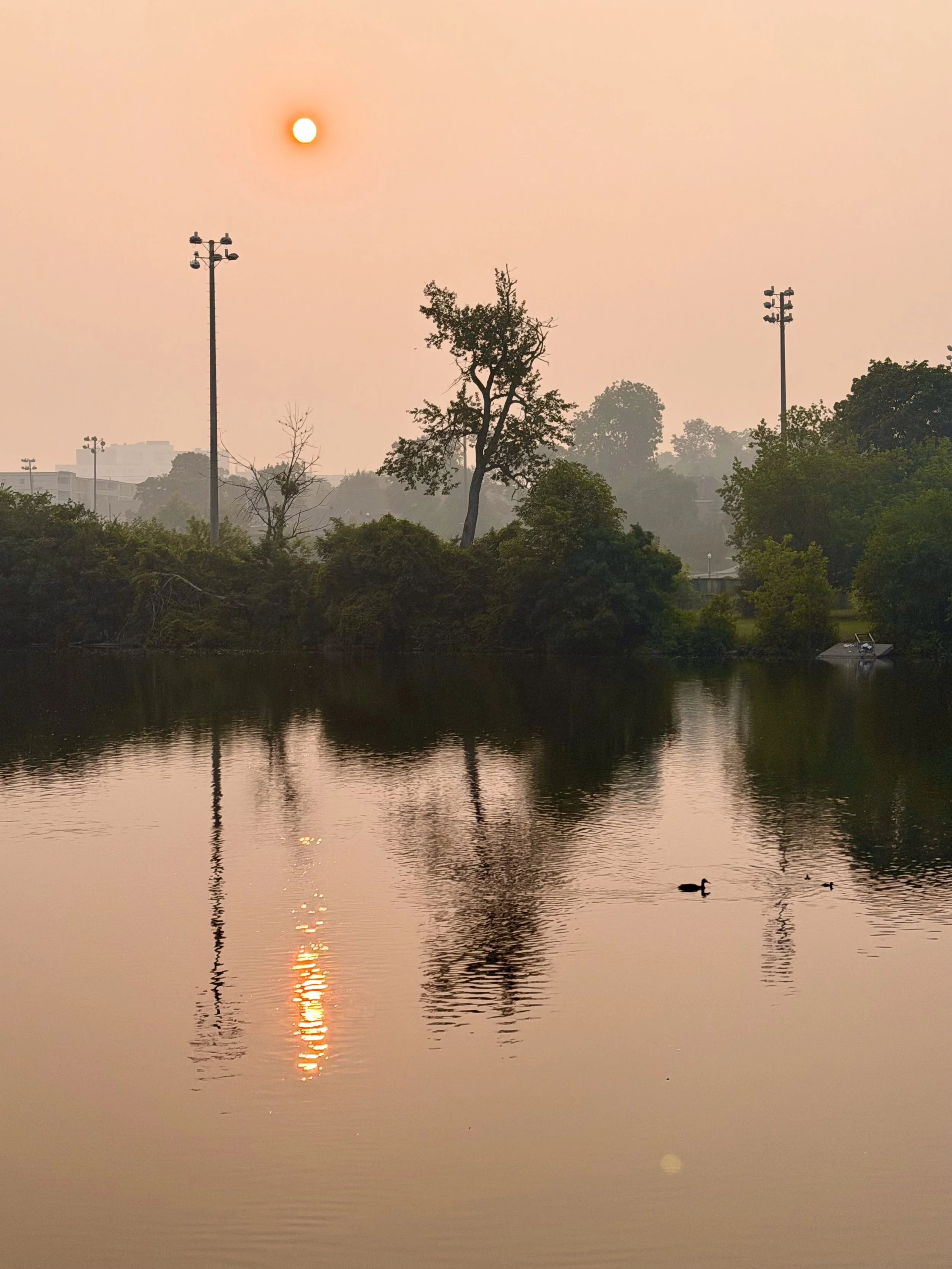 Smoke from wildfires in northwestern Ontario continues to affect air quality across the region.