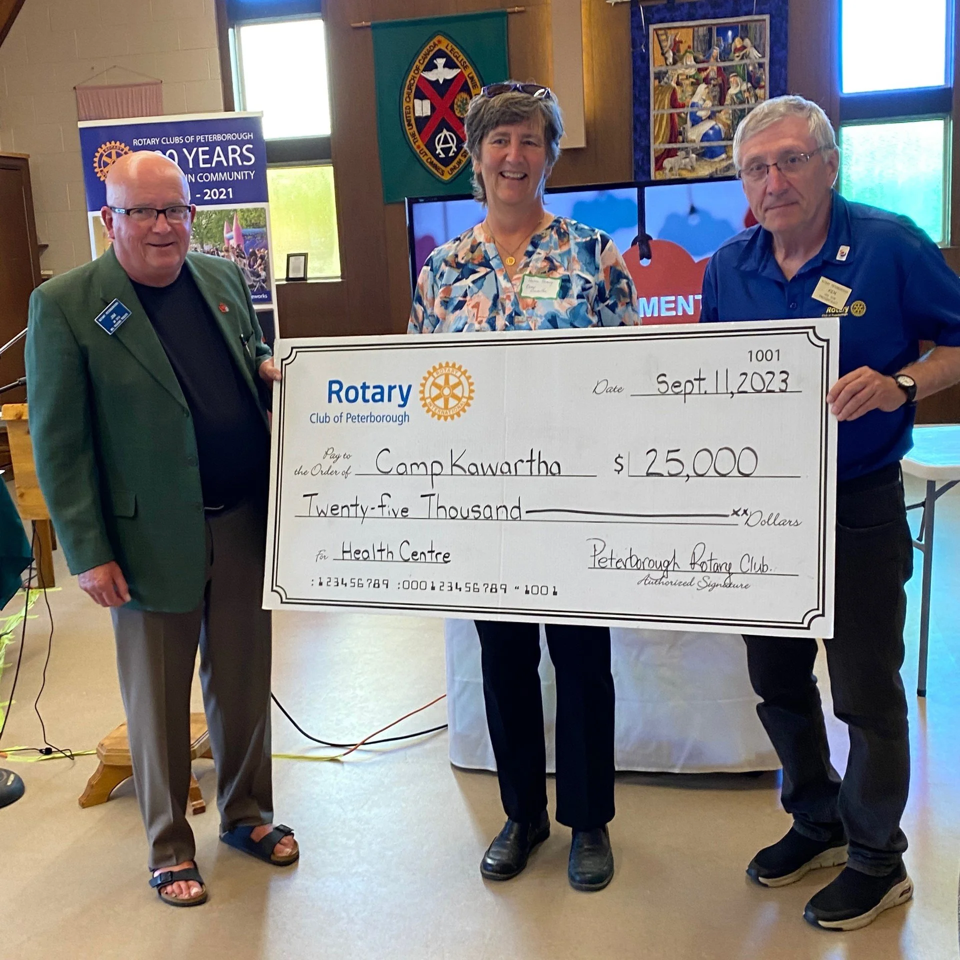 Rotary Club of Peterborough Donates $25,000 to Camp Kawartha For New ...