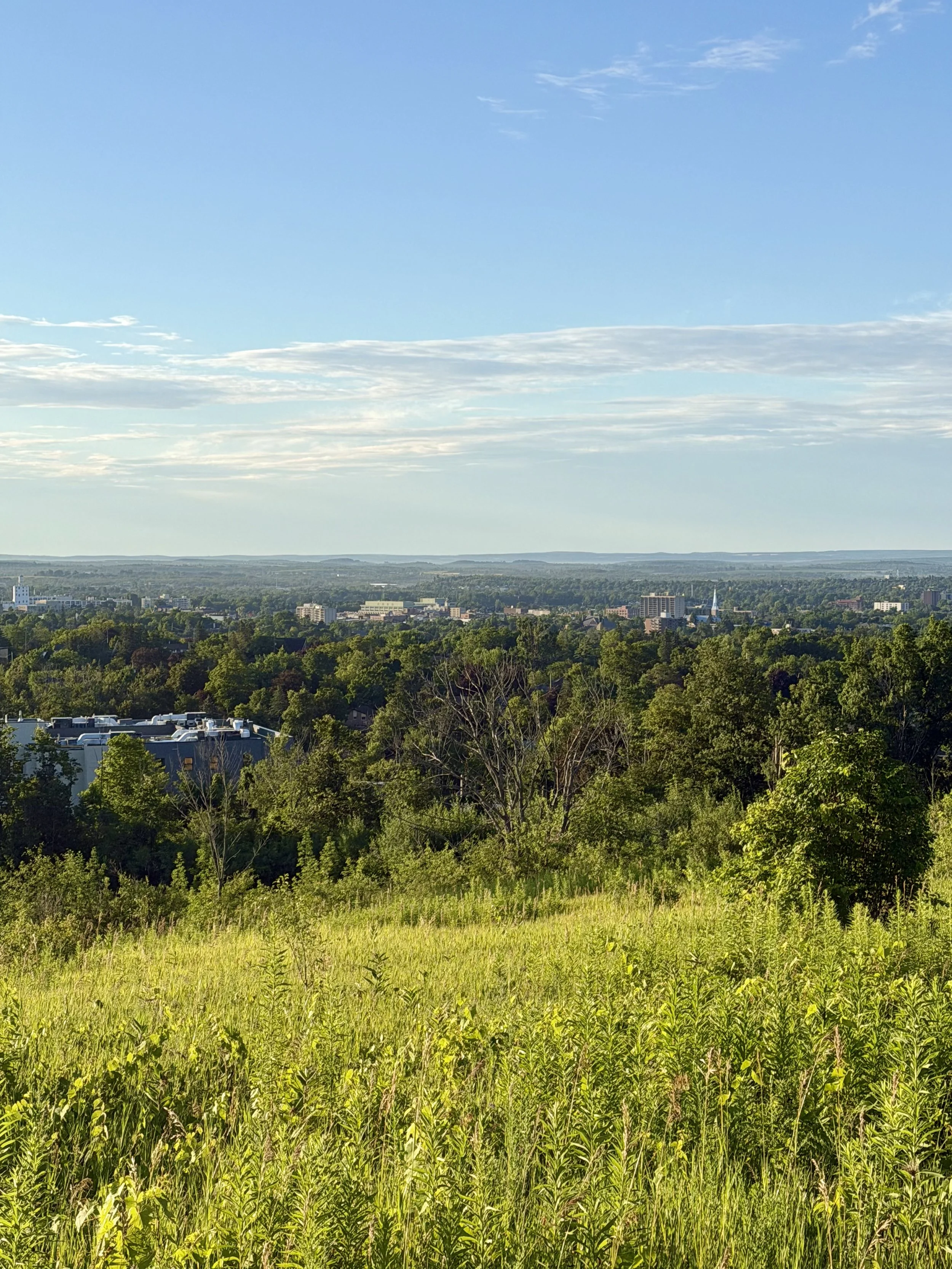 A break from the smoke brought clearer skies to Peterborough early Friday, according to Environment Canada.