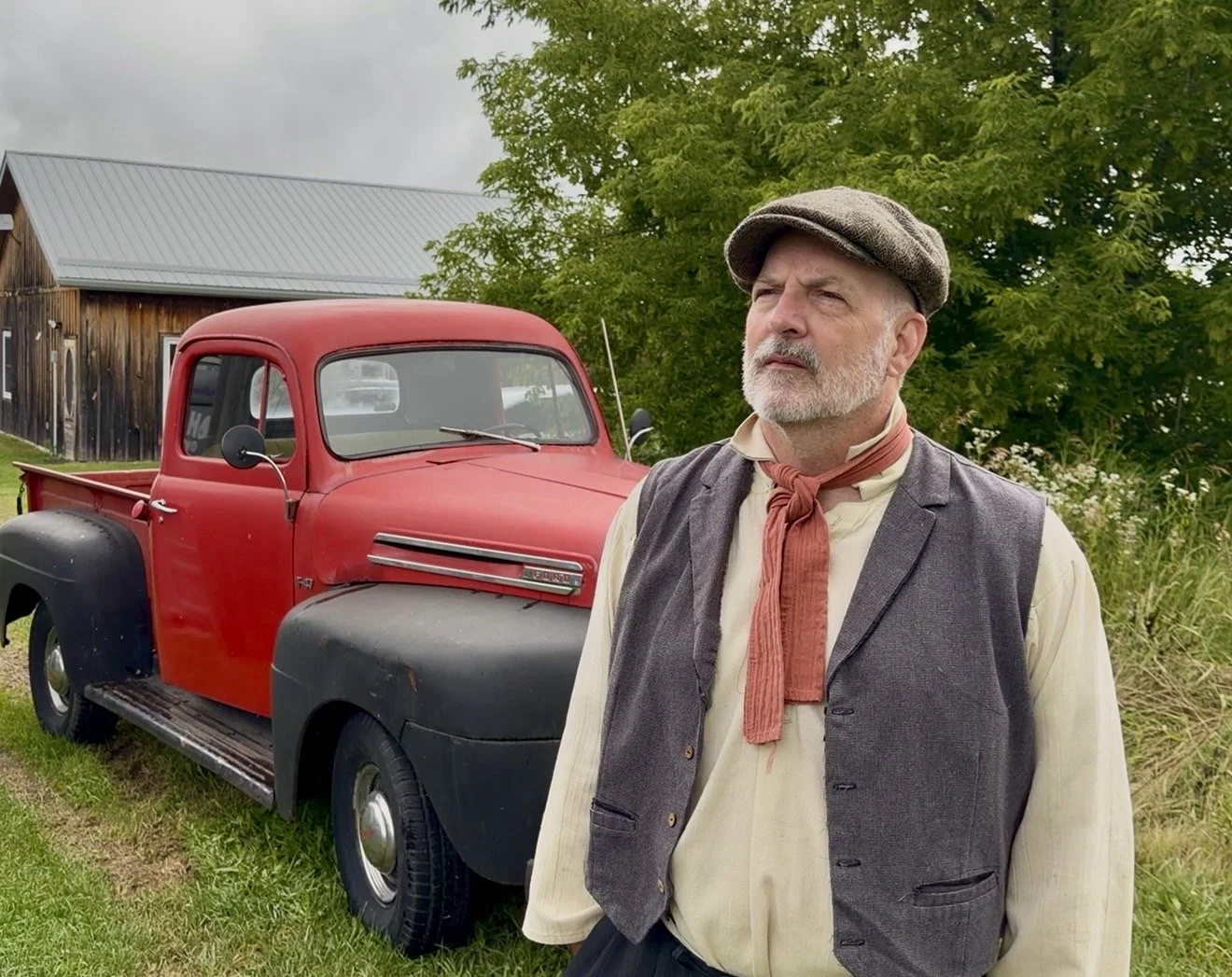 Actor Paul Crough portrays John Hickey in Wild Irish Geese, a role made even more meaningful after discovering the real Hickey family settled near his own Ennismore home. (Photo by Scott Arnold)