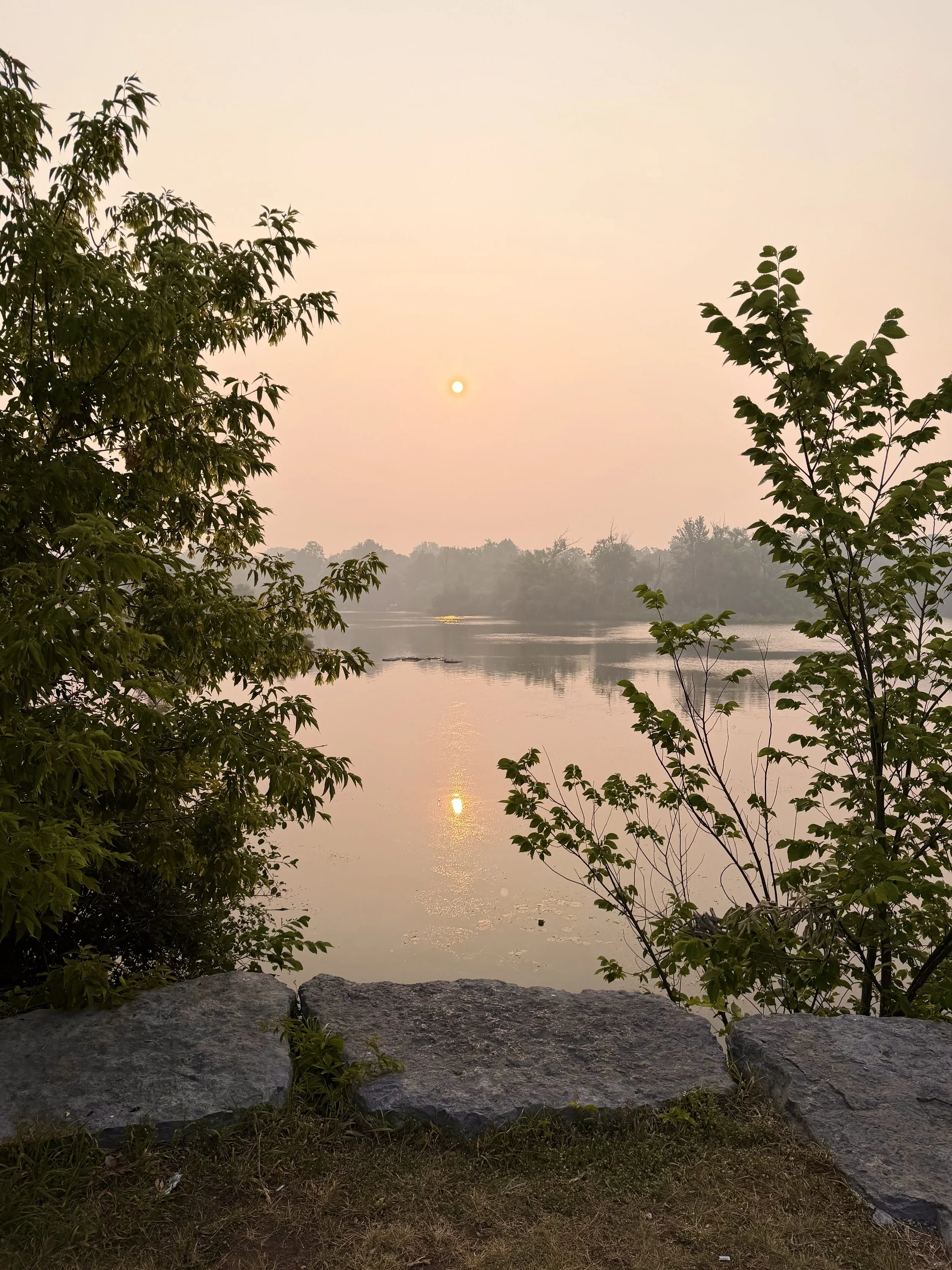 Wildfire smoke can cause eye, nose and throat irritation, headaches and a mild cough.