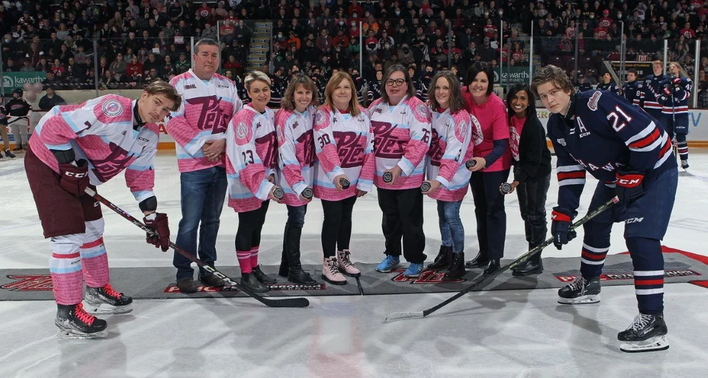 Pink in the Rink Game Brings in Record Crowd as Petes Raise Over