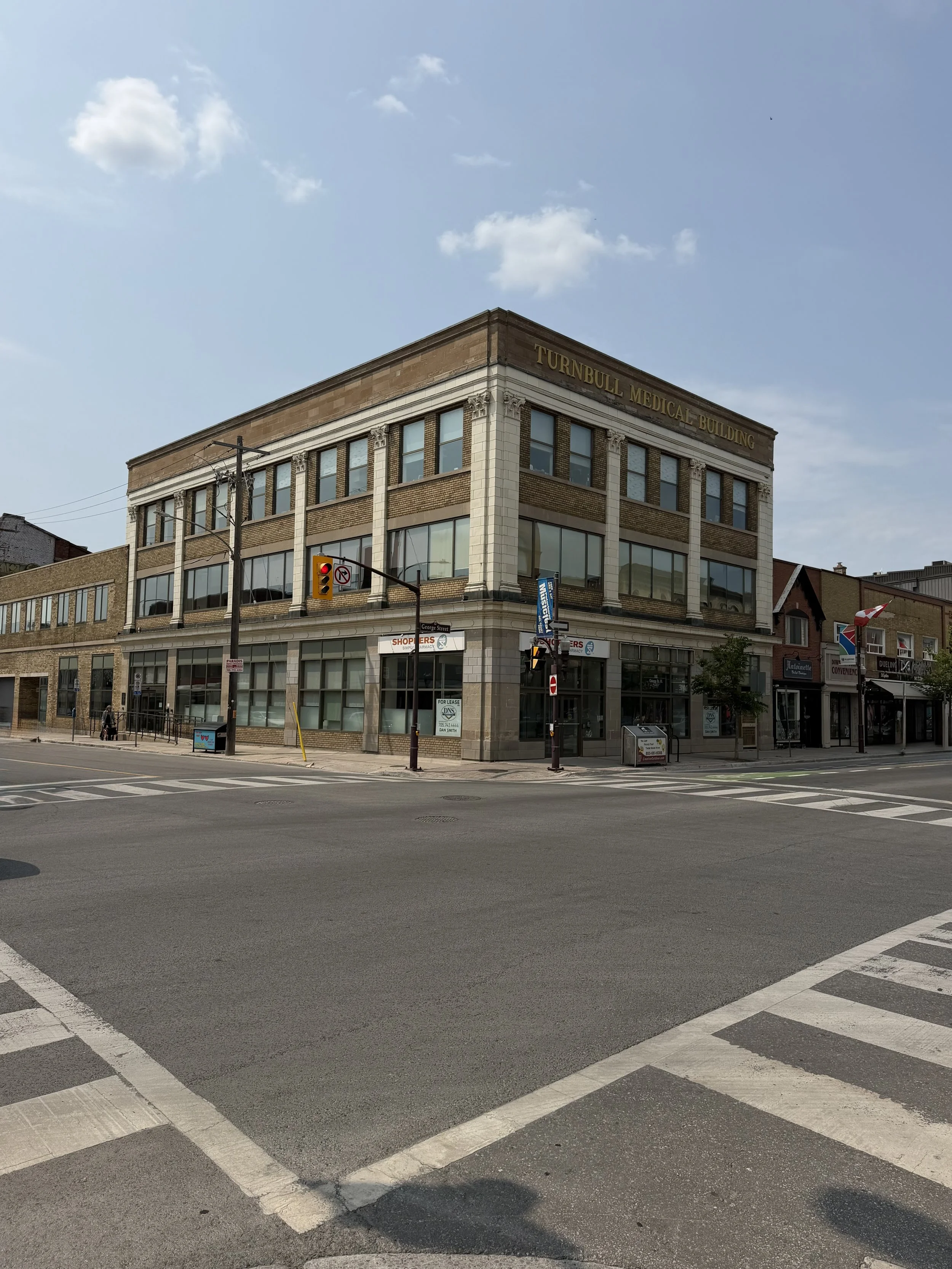 downtown ptbo turnbull building simcoe and george
