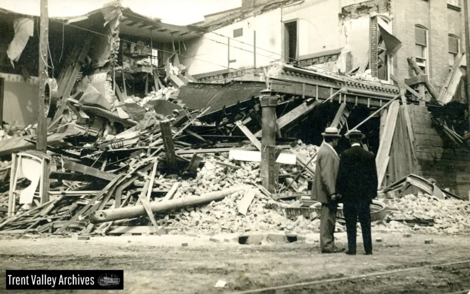 On August 28th, 1913, while the building was undergoing renovations to expand the store, disaster struck.
