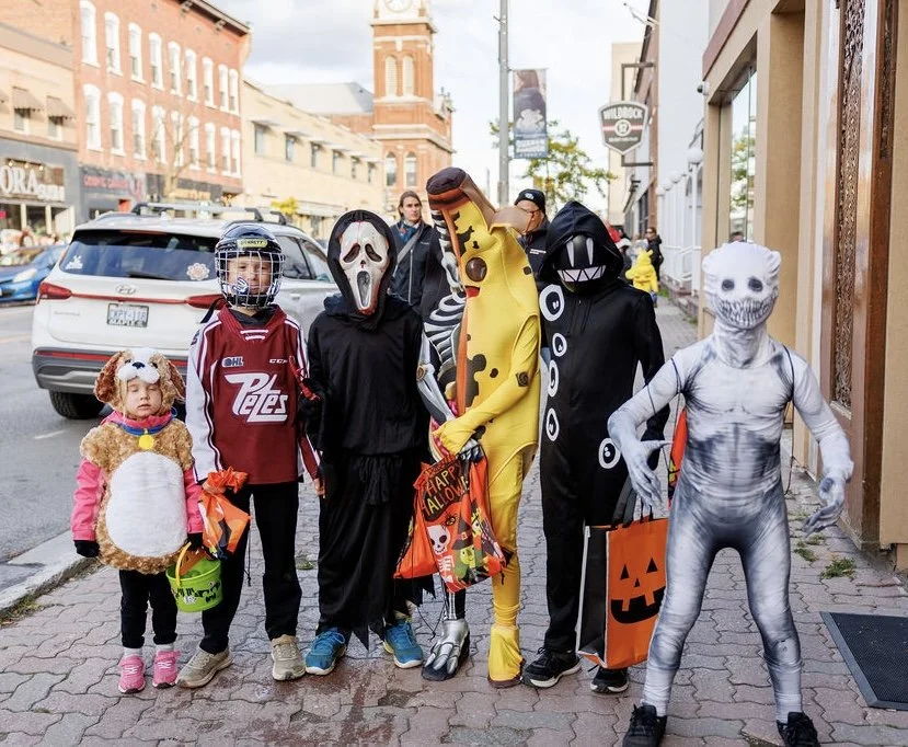 More than 50 local businesses are opening their doors to trick-or-treaters on Saturday, October 24th, with a costume contest, a hidden pumpkin hunt and a free outdoor screening of Goosebumps to keep the Halloween fun going.