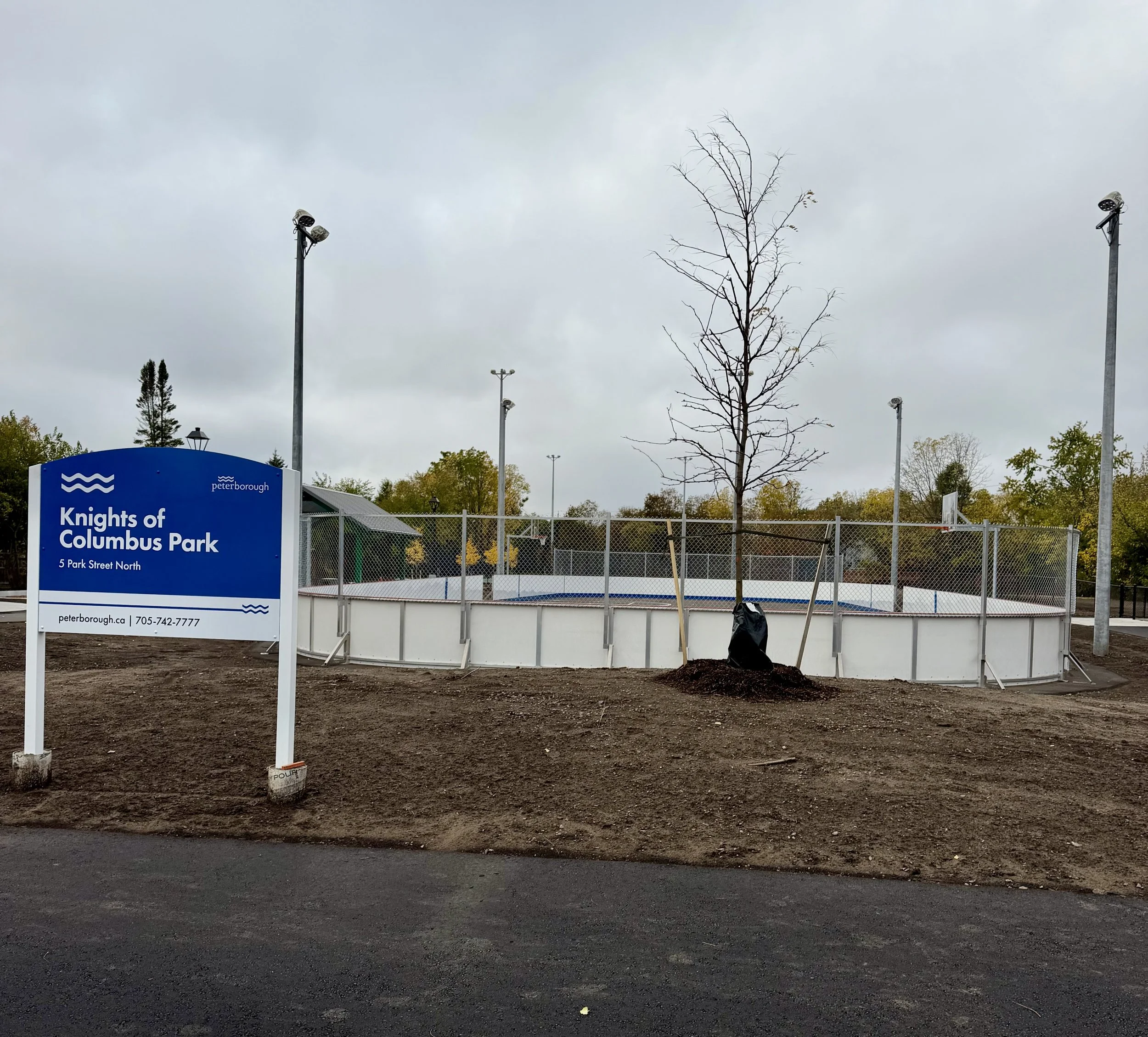 The naming ceremony will take place on November 5th at Knights of Columbus Park, with the time still to be determined.