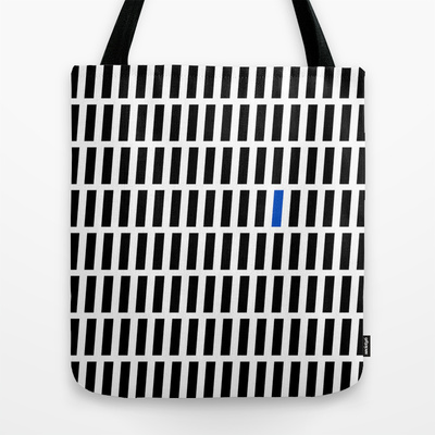stand in blue - tote bag