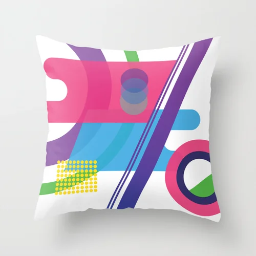 bubblepop - throw pillow