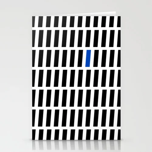 stand in blue - stationery