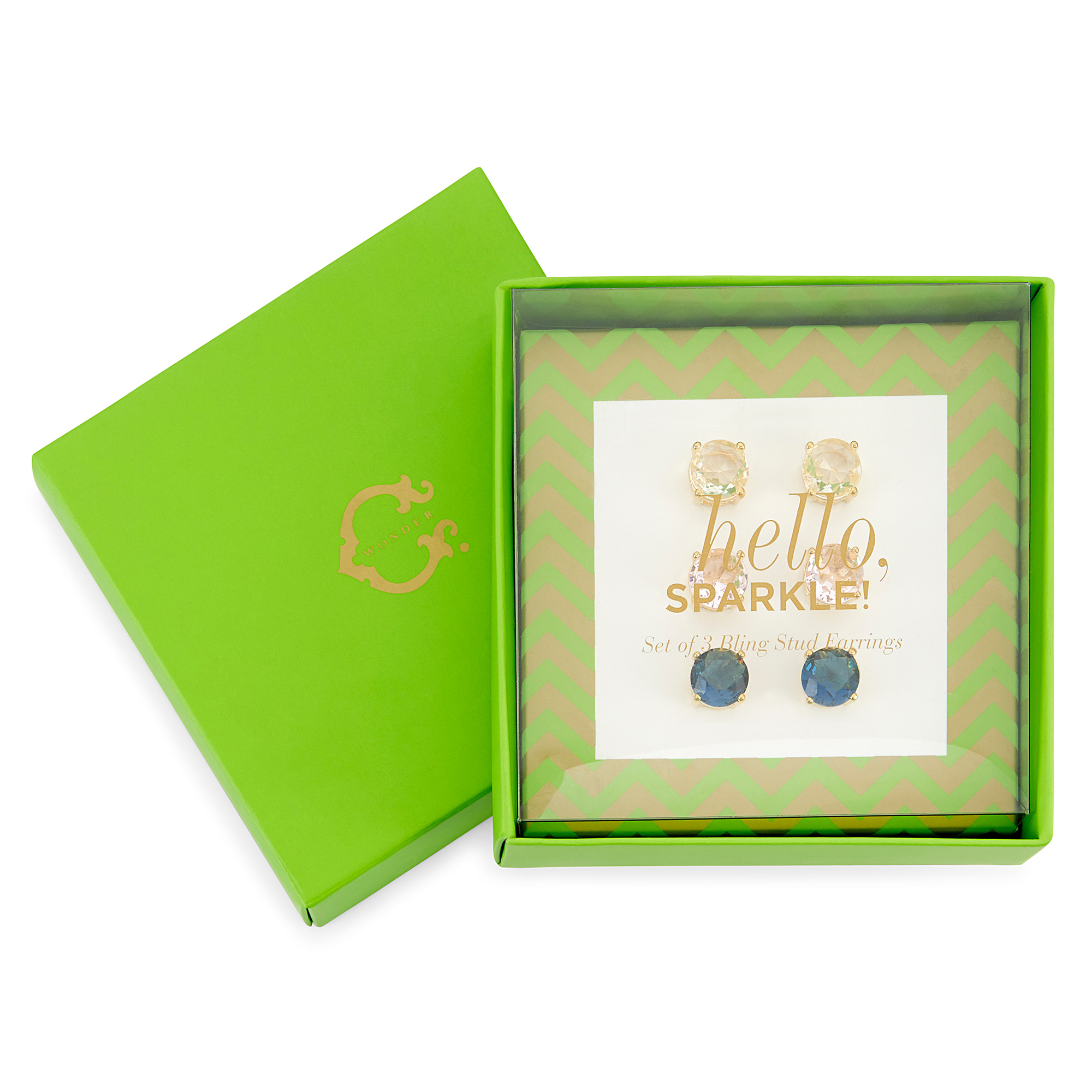 C. Wonder Bling Stud Earring Gift Box