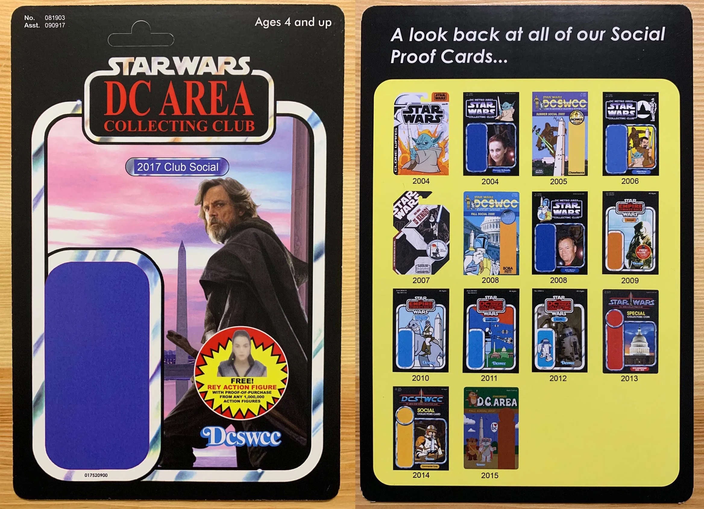 6"x9" Double-Sided Action Figure Cardback