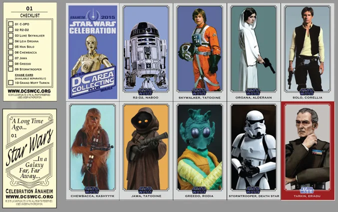Star Wars subset from Retro Trading Card Series