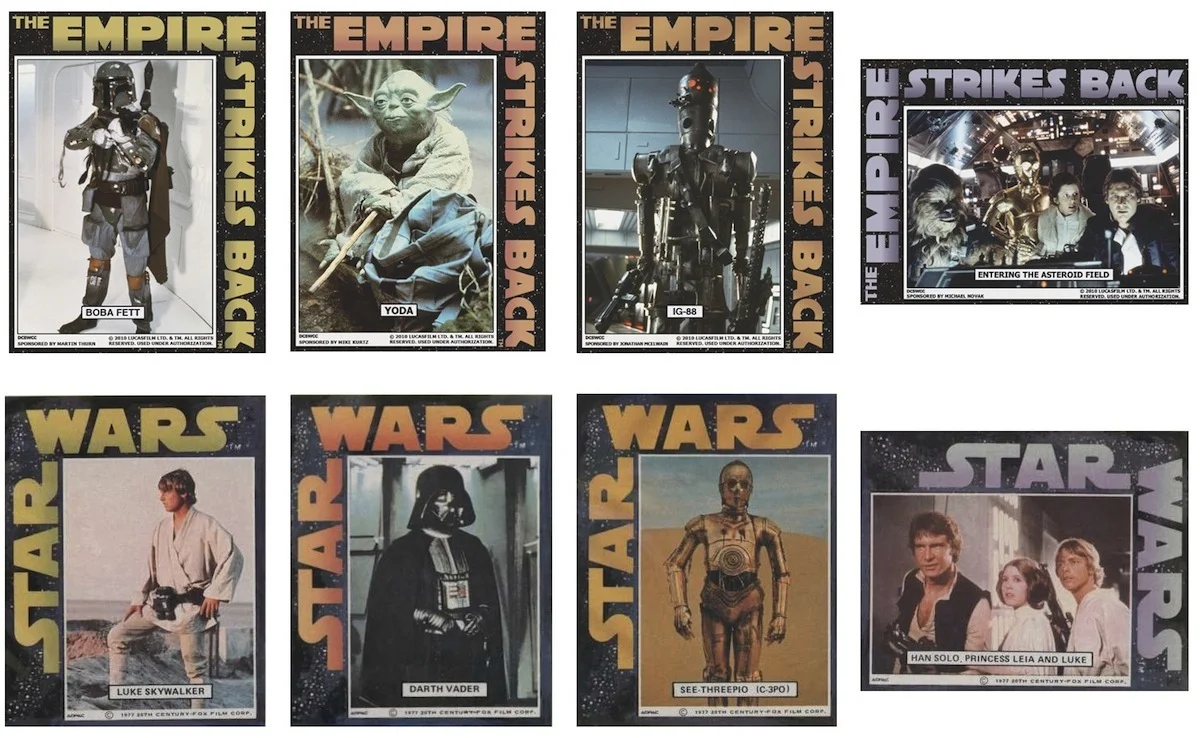D.C. Star Wars Collecting Club - Empire Strikes Back Stickers
