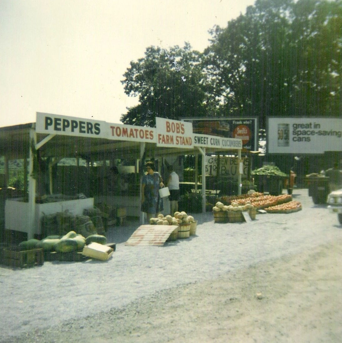 Bob's Farm Stand on Route 6, late 1960s
