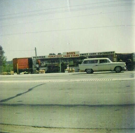 Bob's Farm Stand on Route 6, late 1960s