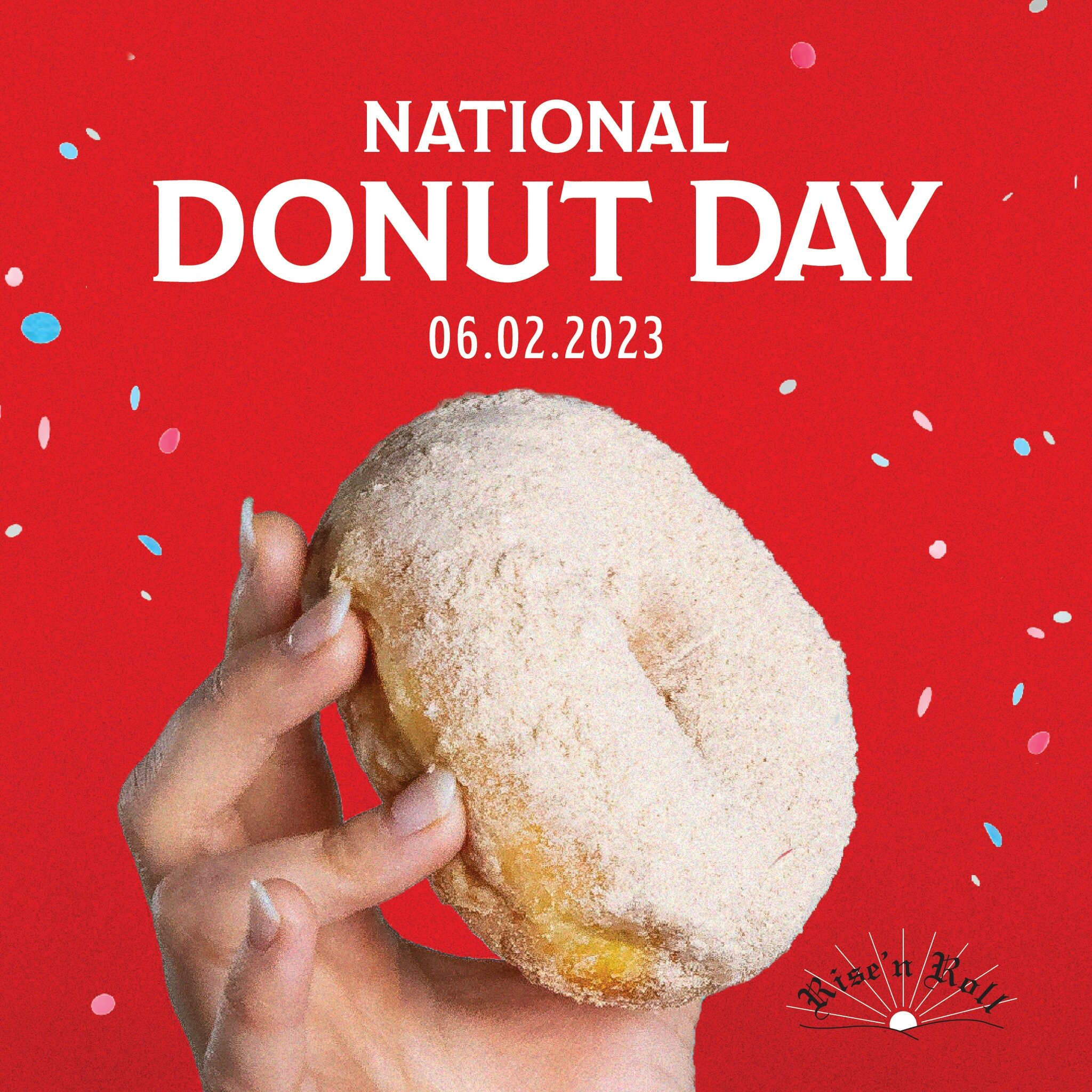 Pick up a free donut at Rise'n Roll Bakery - Cedar Lake or Rise'n Roll Bakery - Schererville to celebrate National Donut Day today, and then head on over to pick up some beautiful flowers for your yard!