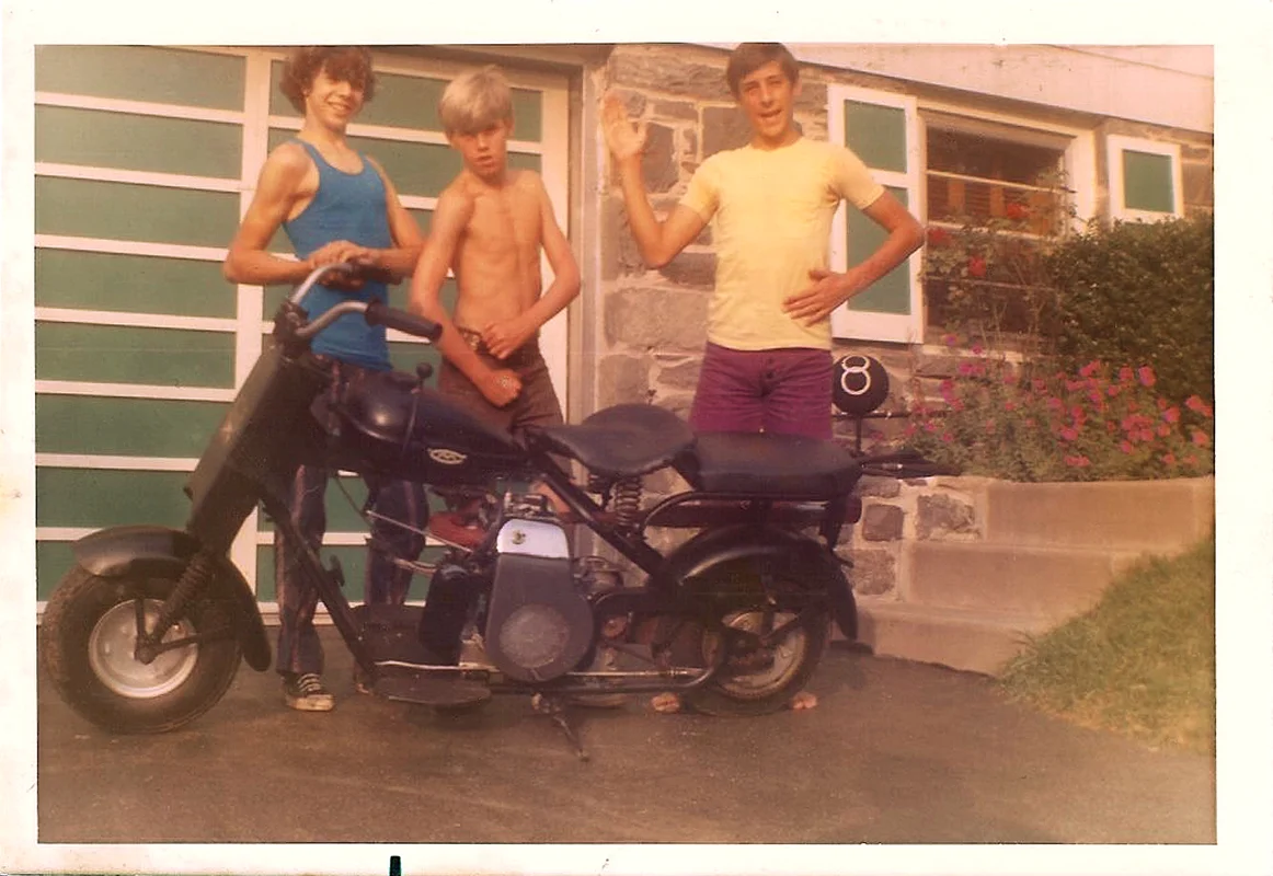 My dad, Matt Mussari, and a couple of members of the local child gang