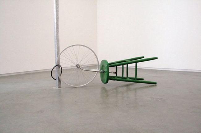 like when DuChamp comes to Brooklyn…
slowartday:

Cézary Bodzianowski, Giro d’italia, 2007