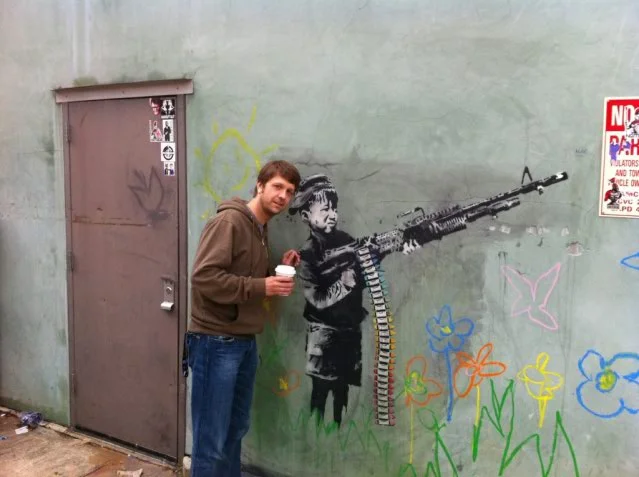 my boy Jeff “Skinny Fresh” Wade aka “Skin” and his Bieber wig vs Banksy in LA. also, if you like sports and funny, then you should also be familiar Ben Rogers and the Ben and Skin show on ESPN Dallas. then check Give and Go f…