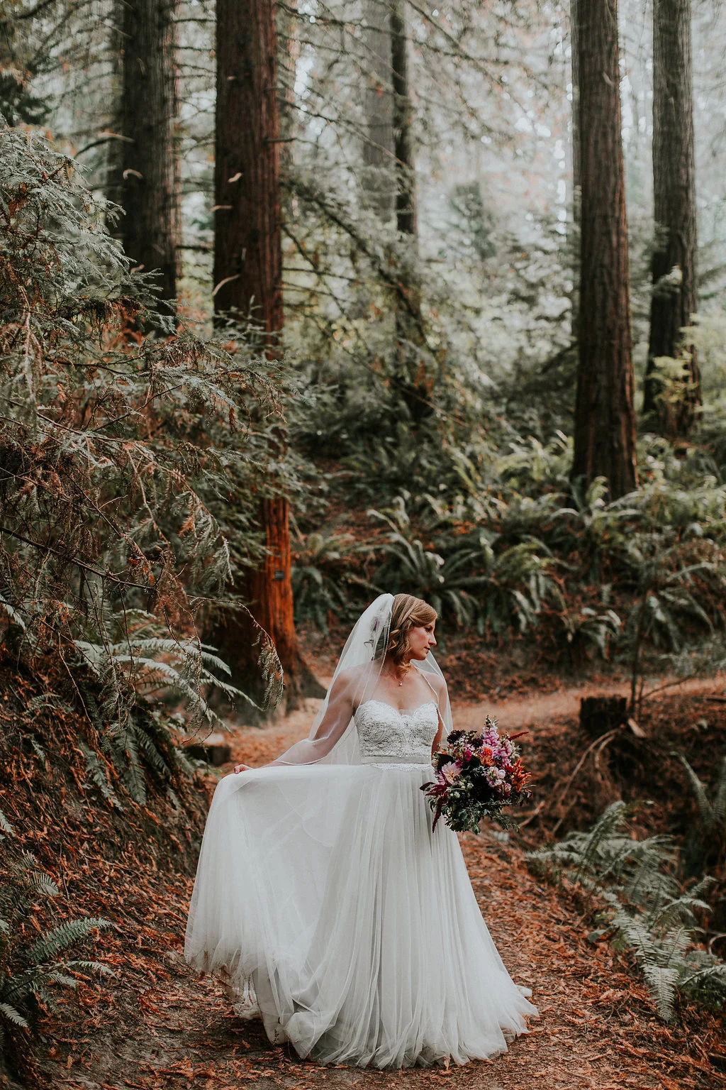 Hoyt Aboretum wedding flowers