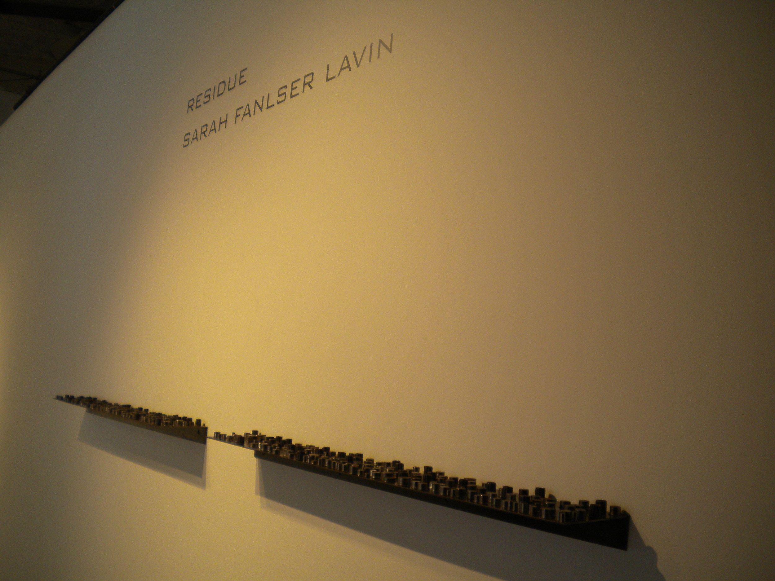   Slugs.   Installation view. 