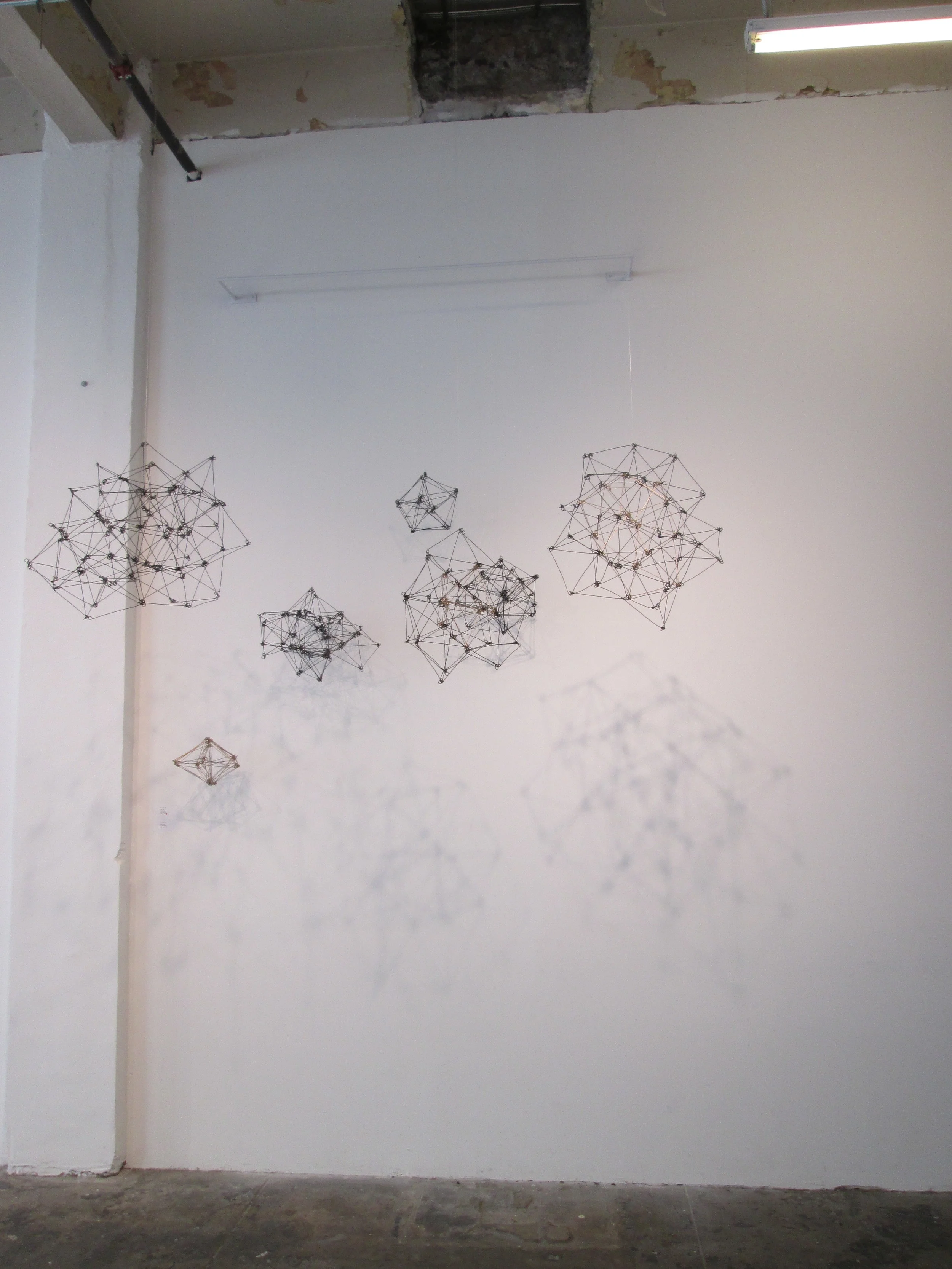   constellations.   Rebar ties. 