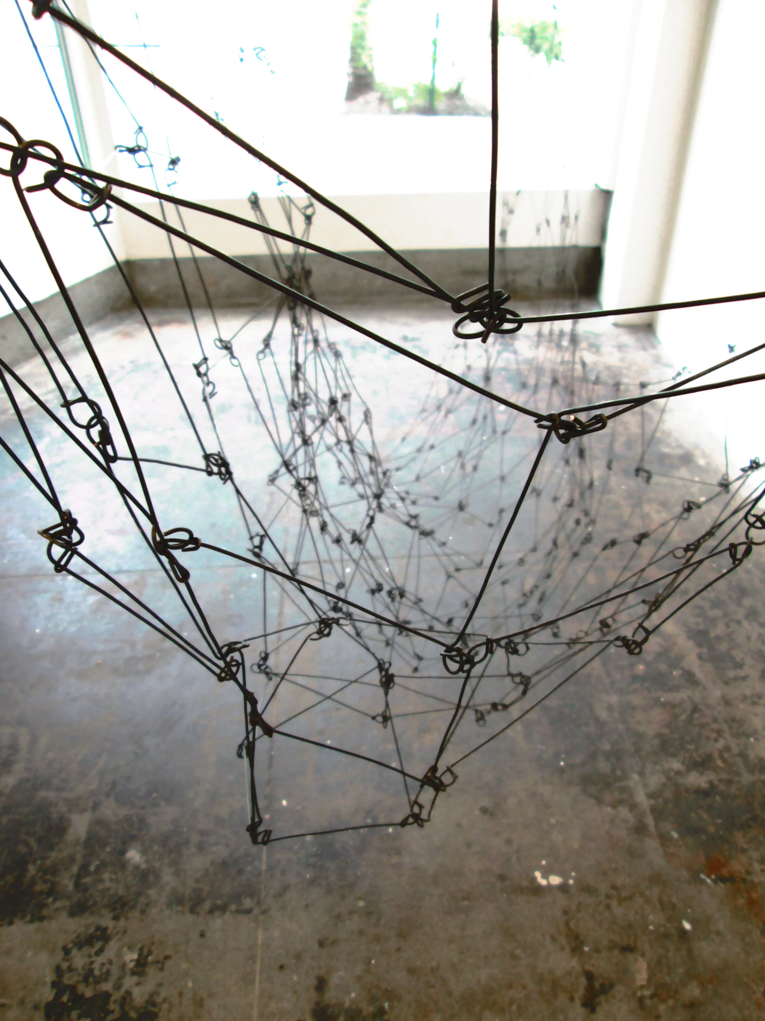   letting small thing pass.  Aprox. 20’ x 8’x 12’. Found rebar ties. 