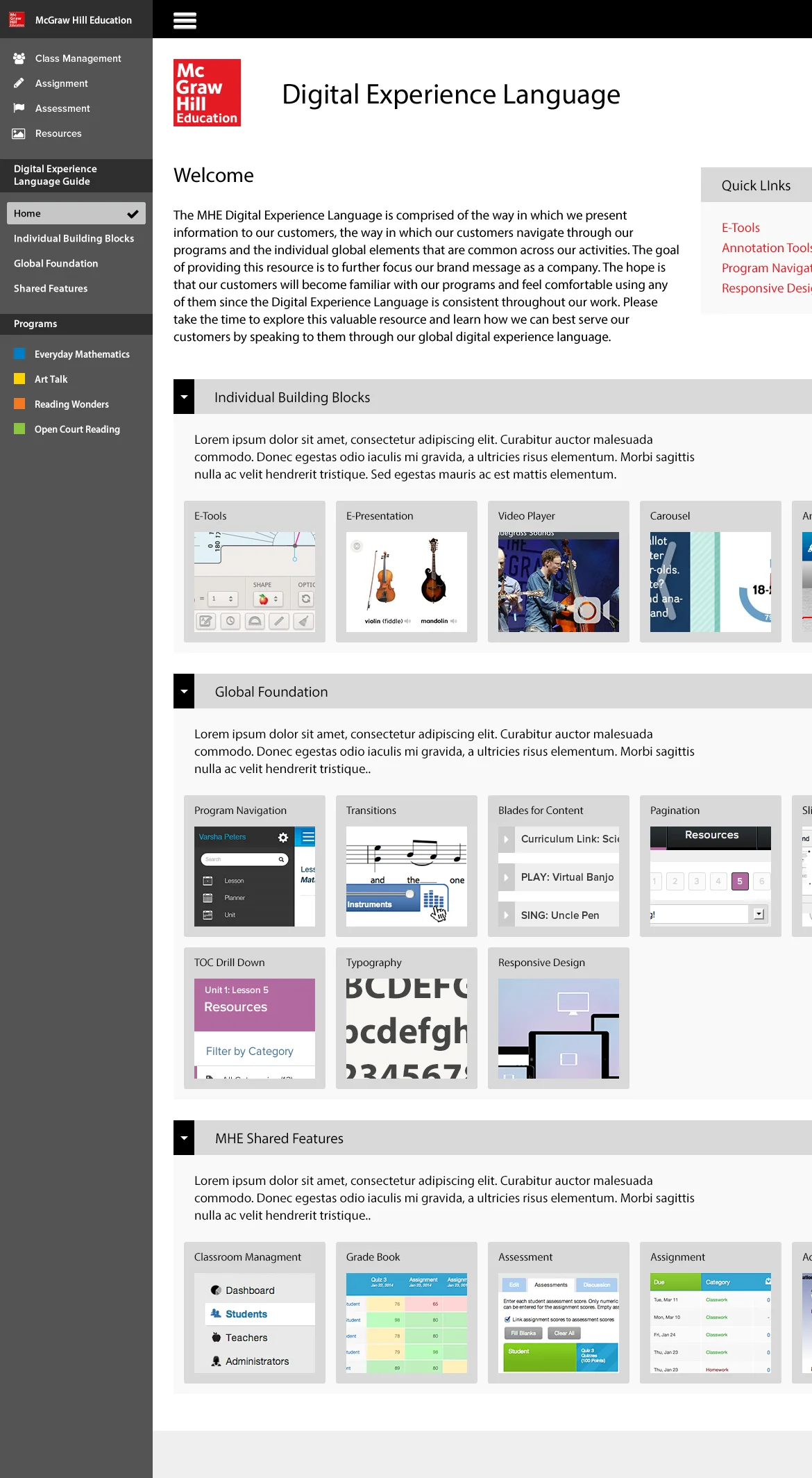 Digital Experience Language Guide