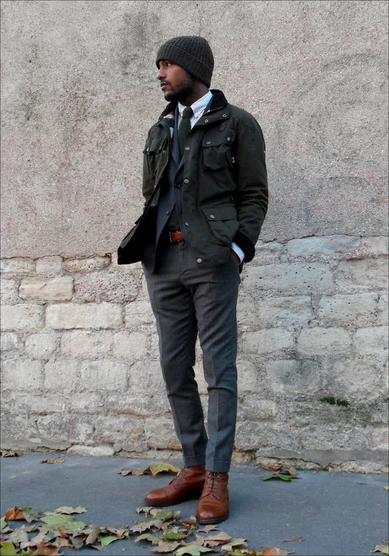 mypantalones:

Waxed Cotton Jacket from Hackett