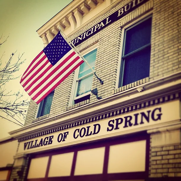 #smalltown #autumn #fall #photooftheday #america #fall #autumn #americanflag #newyork  (at The Village of Cold Spring)